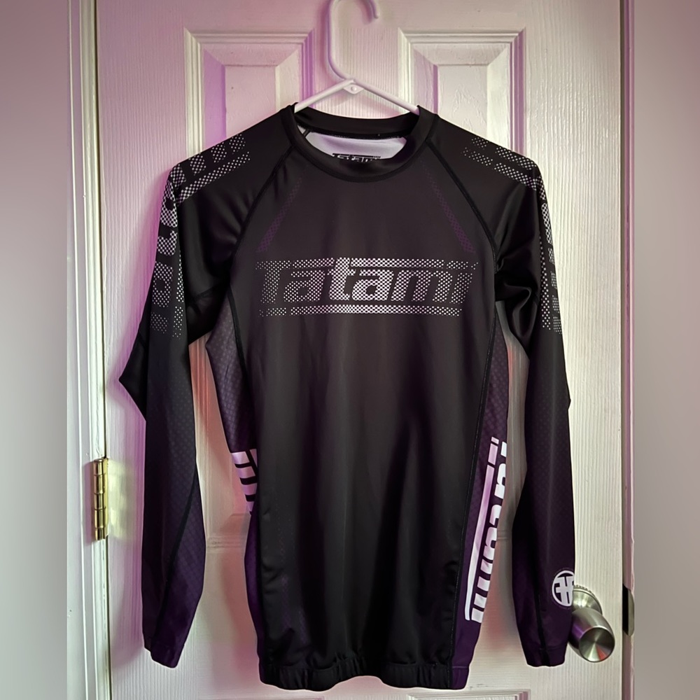 Tatami, Black and Purple Rash Guard